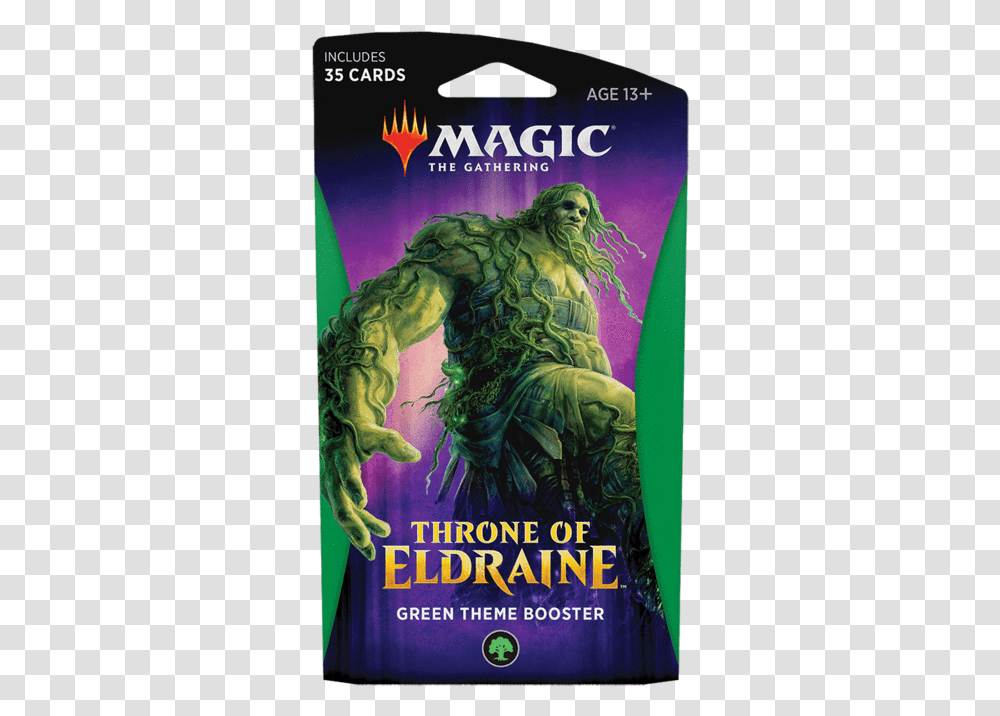 Mtg Booster Pack Themed Throne Of Eldraine Theme Booster Green, Novel, Book, Poster, Advertisement Transparent Png