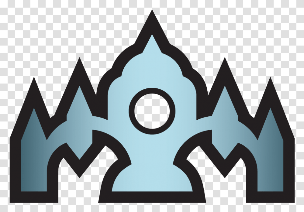Mtg Guilds Of Ravnica Symbol, Cross, Head, Crown, Jewelry Transparent Png