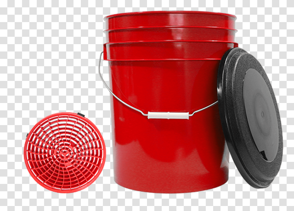 Mtm Red 5 Gallon Bucket Lid And Dirt Lock Grid Circle, Tin, Paint Container Transparent Png