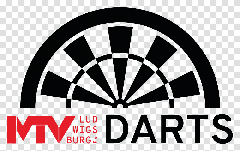 Mtv Darts Logo Dart Board Black And White, Game Transparent Png
