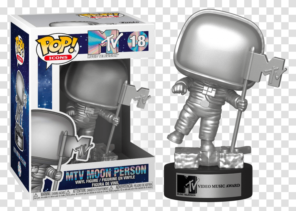 Mtv Moon Person Funko, Toy, Helmet, Apparel Transparent Png