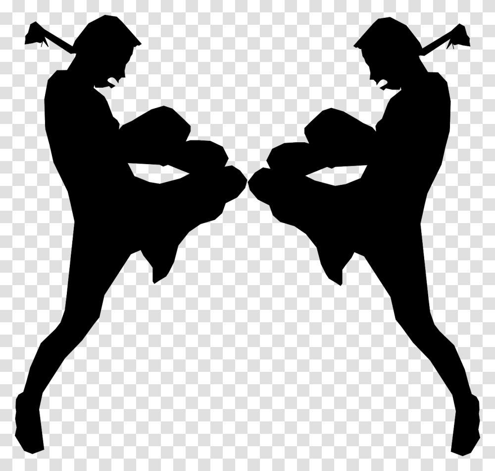 Muay Thai Martial Arts Thai Boxing Thailand Muay Thai Vector, Silhouette, Person, Human, Stencil Transparent Png