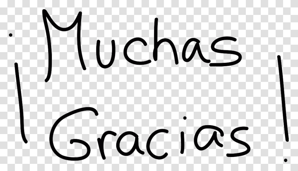 Muchas Gracias Gif, Letter, Handwriting, Calligraphy Transparent Png
