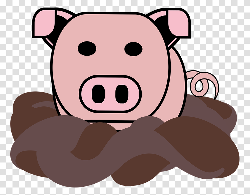Mud Clipart Piggy, Piggy Bank Transparent Png