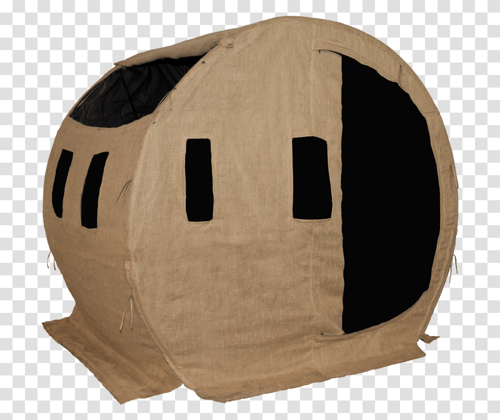 Muddy Hay Bale Blind, Cardboard, Plywood, Outdoors, Nature Transparent Png