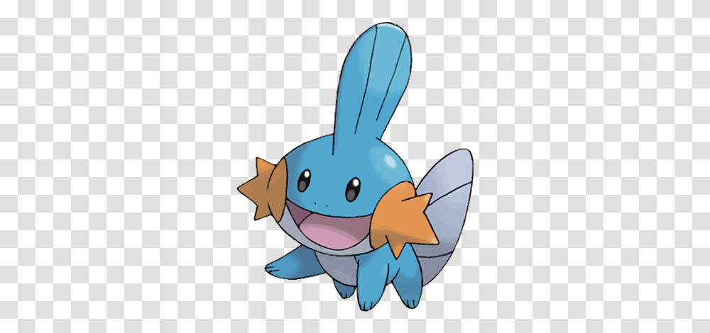 Mudkip 3 Image Blue Pokemon With Orange Ears, Animal, Mammal, Rodent, Rabbit Transparent Png