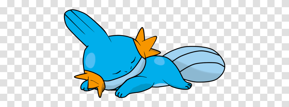 Mudkip Starter Pokemon & Clipart Free Mudkip Sleeping, Shark, Sea Life, Fish, Animal Transparent Png