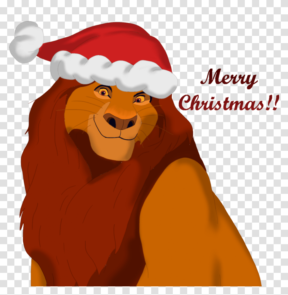 Mufasa Clipart Vector Mufasa Christmas Full Size Christmas, Wildlife, Animal, Mammal, Person Transparent Png