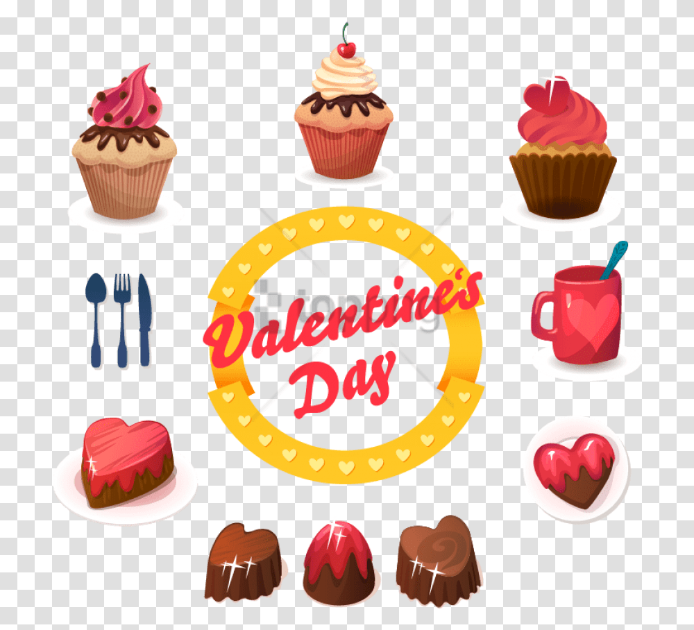 Muffin Cake, Cupcake, Cream, Dessert, Food Transparent Png