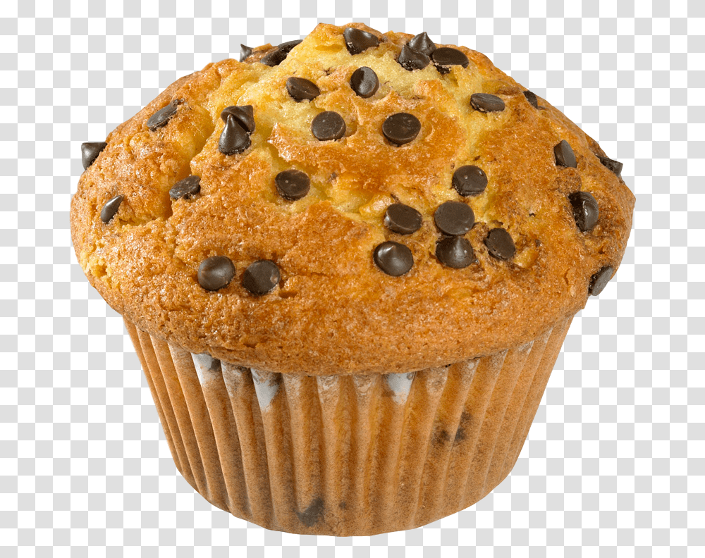 Muffin Chocolate Chip Muffins Clipart, Bread, Food, Dessert, Cream Transparent Png