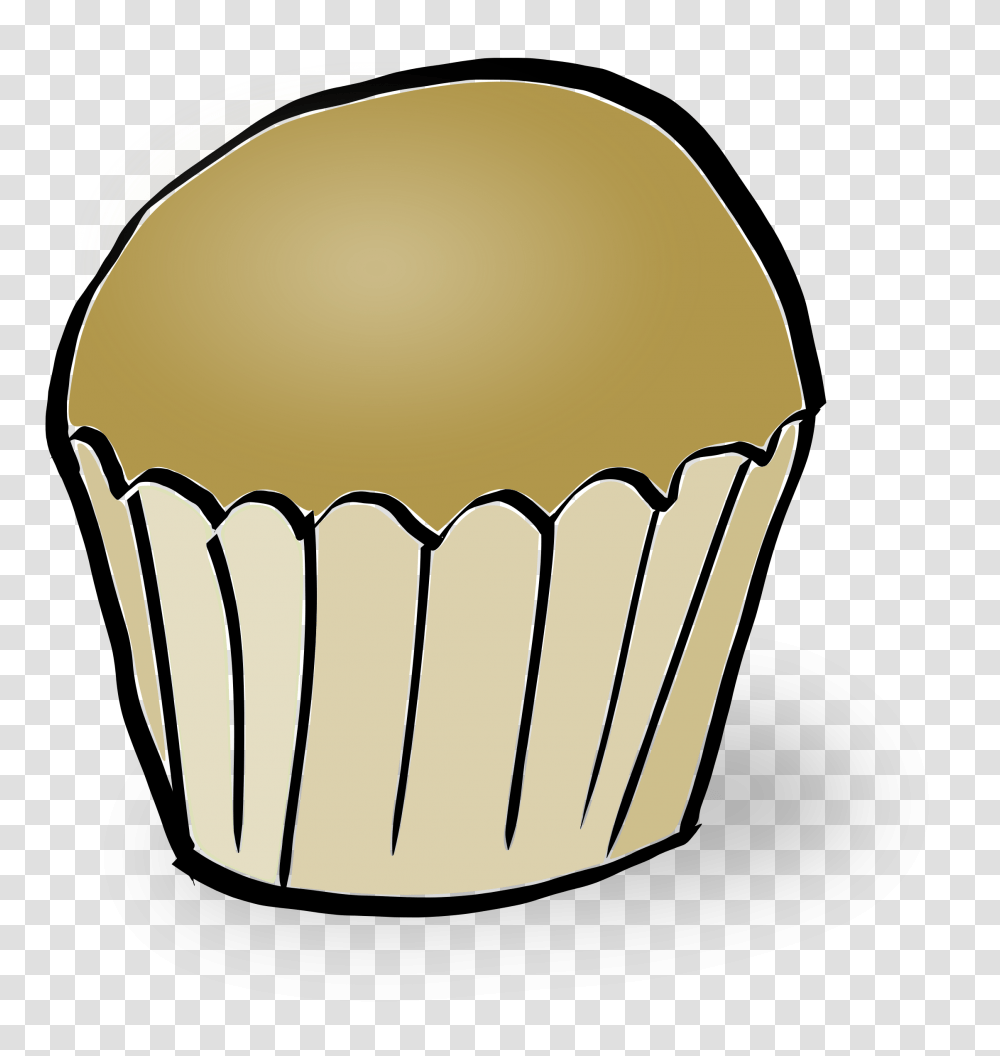 Muffin Clipart Plain, Cupcake, Cream, Dessert, Food Transparent Png