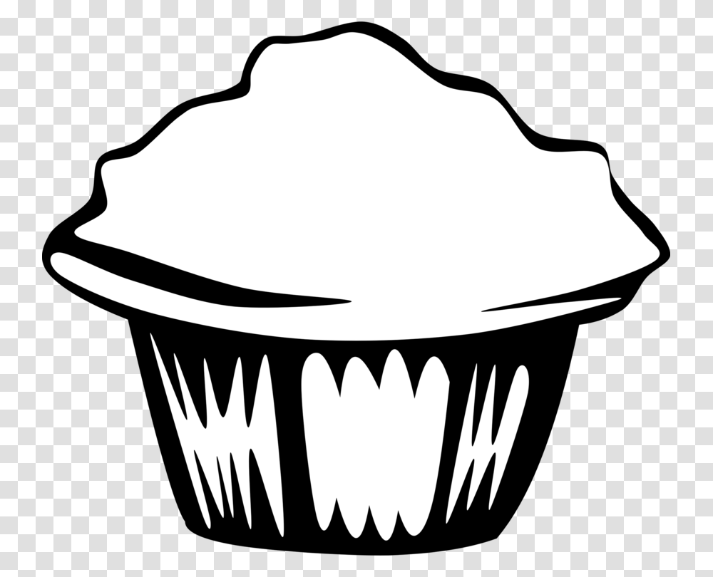Muffin Cupcake Frosting Icing Blueberry, Cream, Dessert, Food, Creme Transparent Png