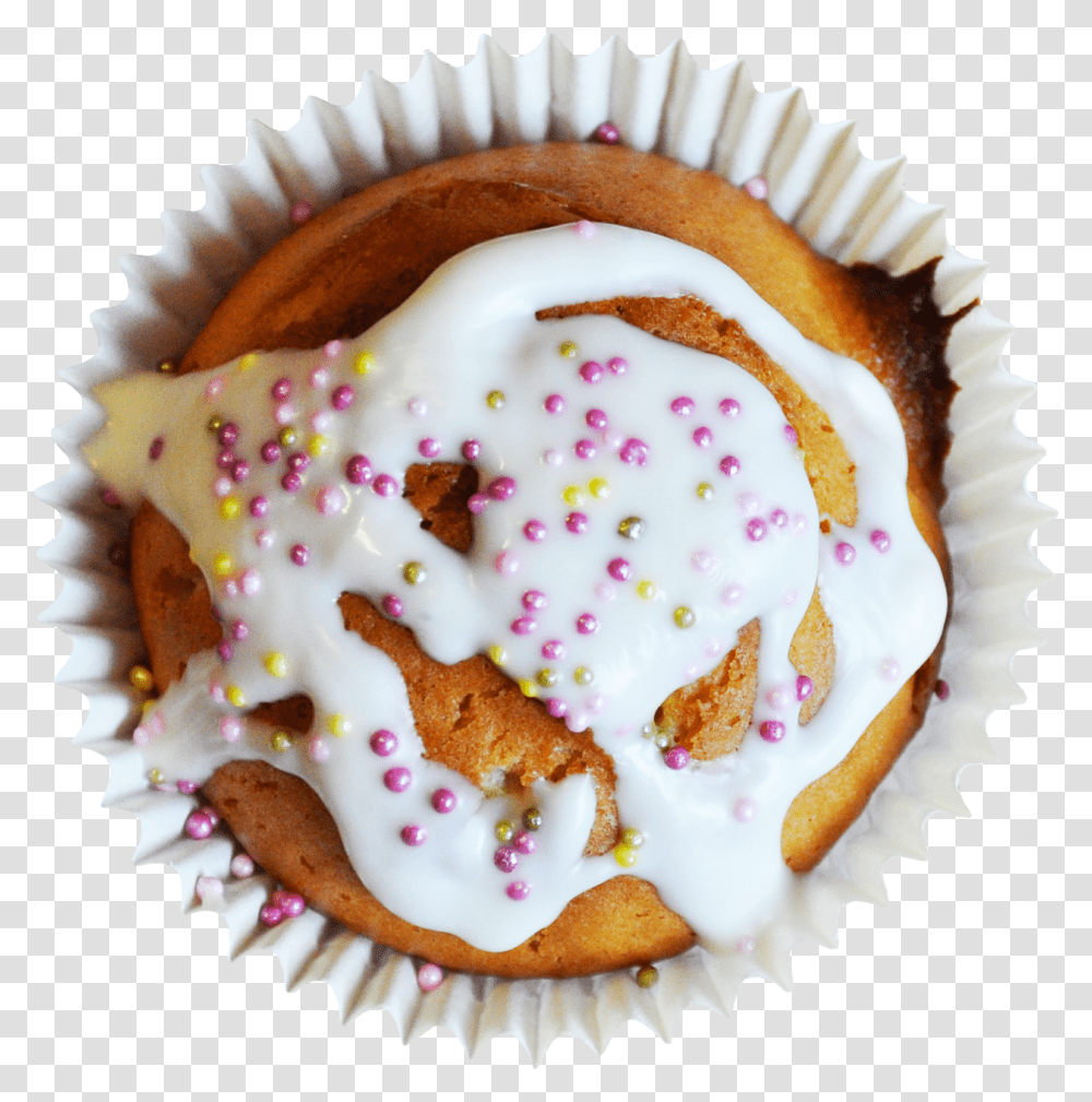 Muffin, Food, Cream, Dessert, Creme Transparent Png