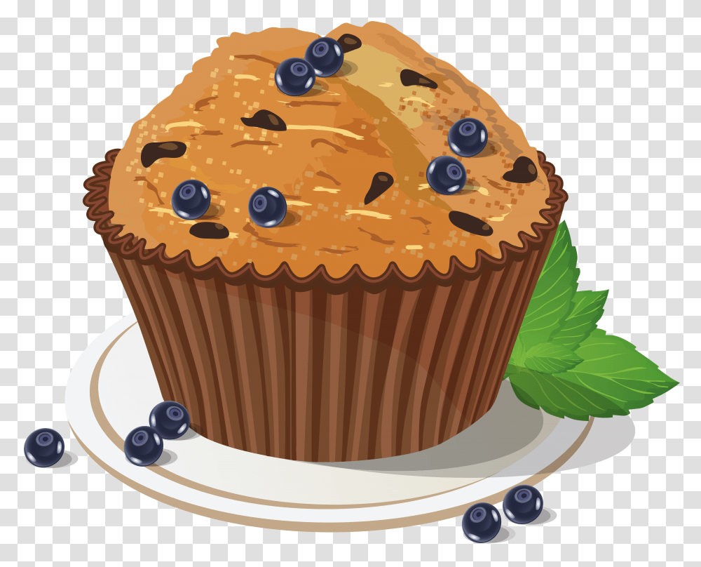 Muffin, Food, Cupcake, Cream, Dessert Transparent Png