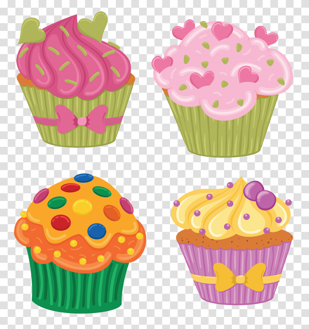 Muffin, Food, Cupcake, Cream, Dessert Transparent Png