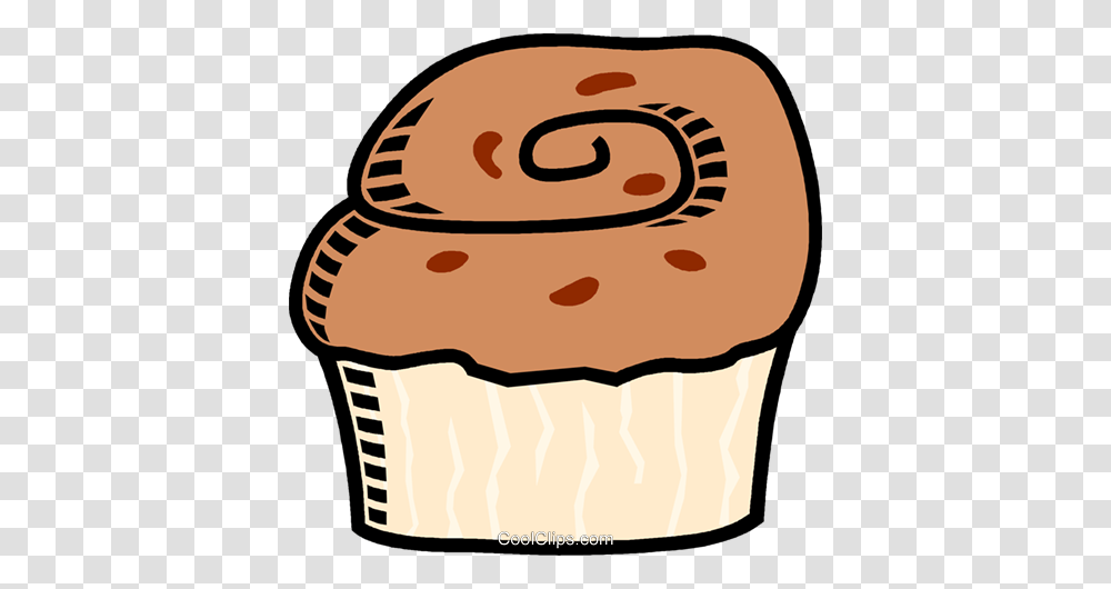 Muffin Royalty Free Vector Clip Art Illustration, Cupcake, Cream, Dessert, Food Transparent Png