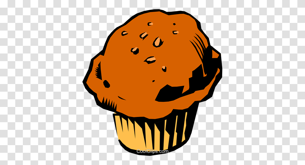 Muffin Royalty Free Vector Clip Art Illustration, Dessert, Food, Cupcake, Cream Transparent Png
