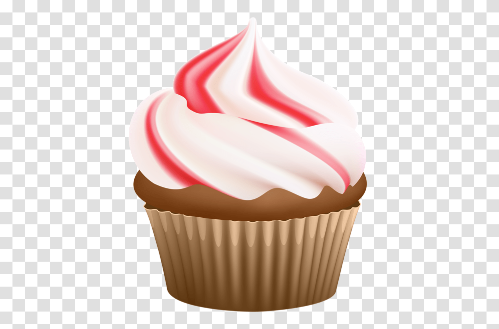 Muffin With Cream Clip, Dessert, Food, Creme, Cupcake Transparent Png