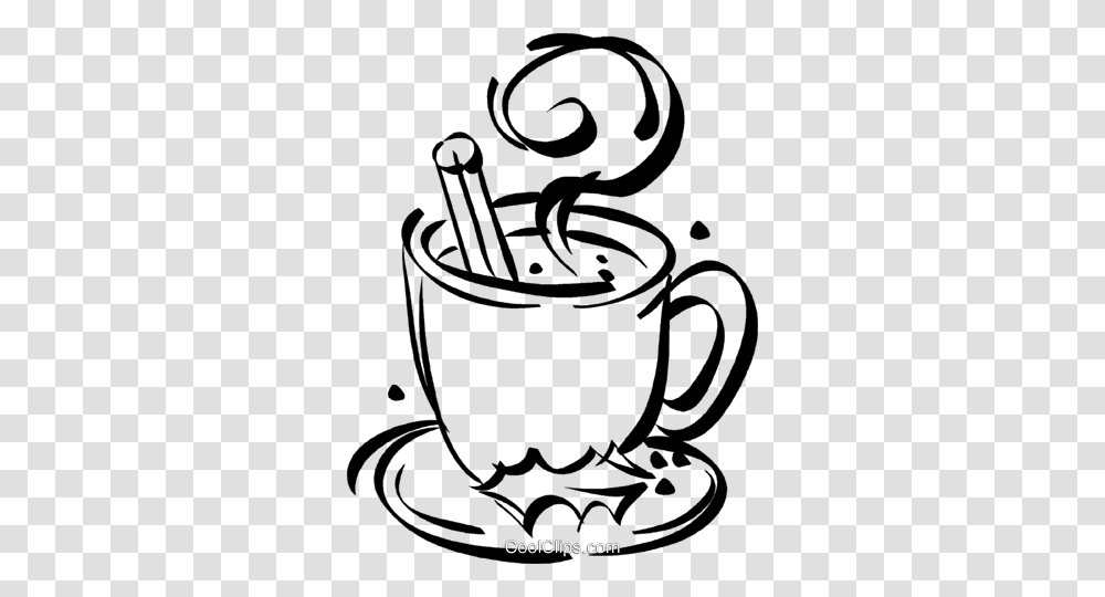 Mug Clipart Hot Cocoa, Coffee Cup, Stencil Transparent Png