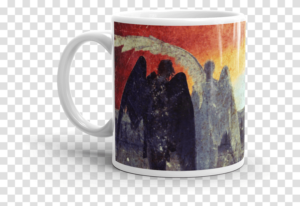 Mug, Coffee Cup, Painting, Cat Transparent Png