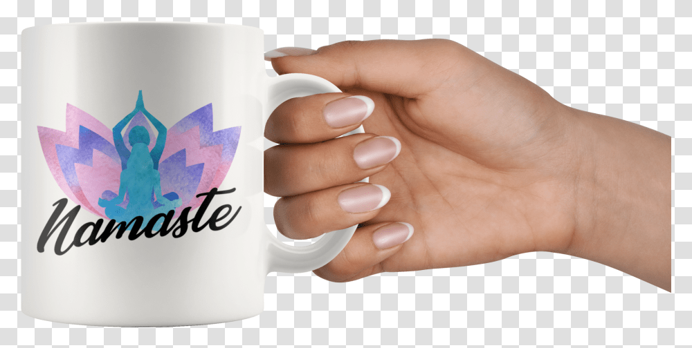 Mug, Coffee Cup, Person, Human, Nail Transparent Png