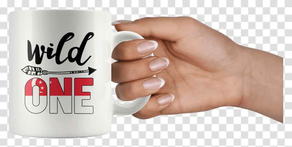 Mug, Coffee Cup, Person, Human, Nail Transparent Png