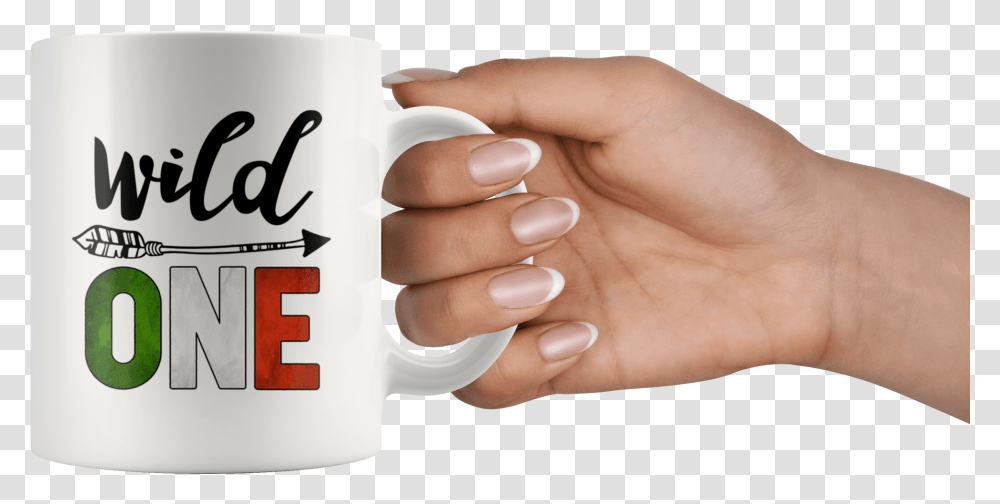 Mug, Coffee Cup, Person, Human, Nail Transparent Png