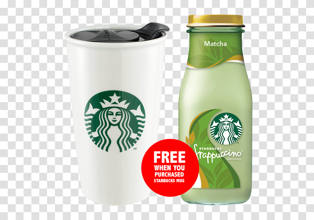 Mug Dw Traveller With Bottled Frappuccino, Shaker, Barrel, Plant, Green Transparent Png