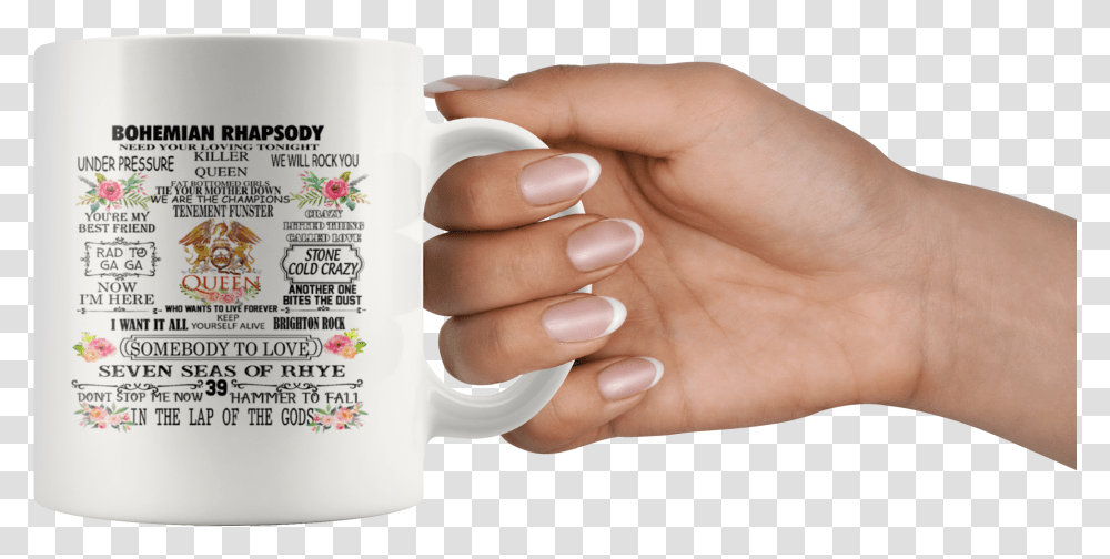 Mug, Person, Coffee Cup, Nail, Finger Transparent Png