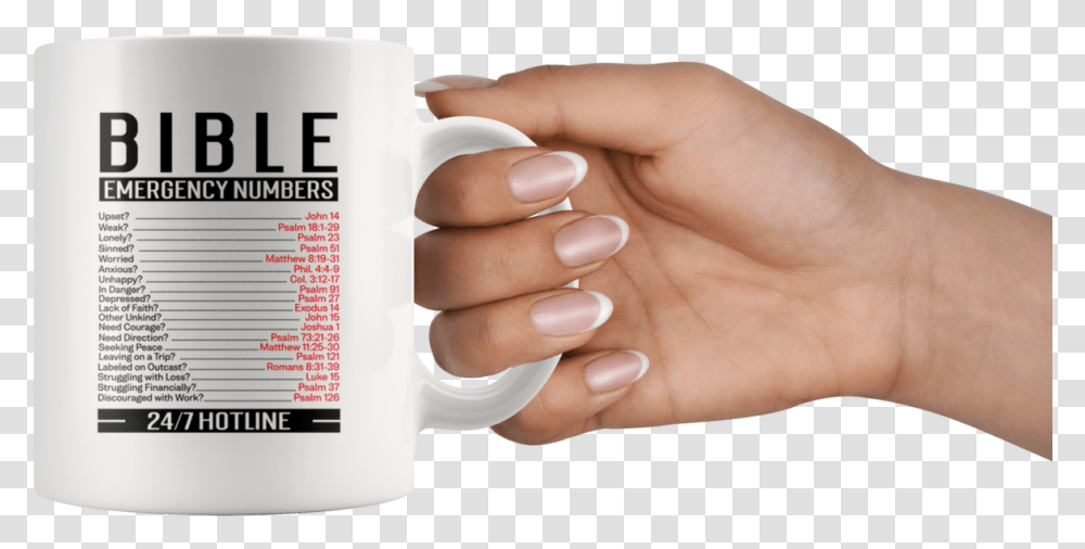 Mug, Person, Human, Coffee Cup, Nail Transparent Png