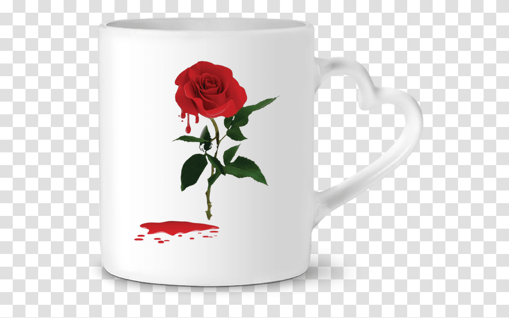 Mug, Rose, Flower, Plant, Blossom Transparent Png