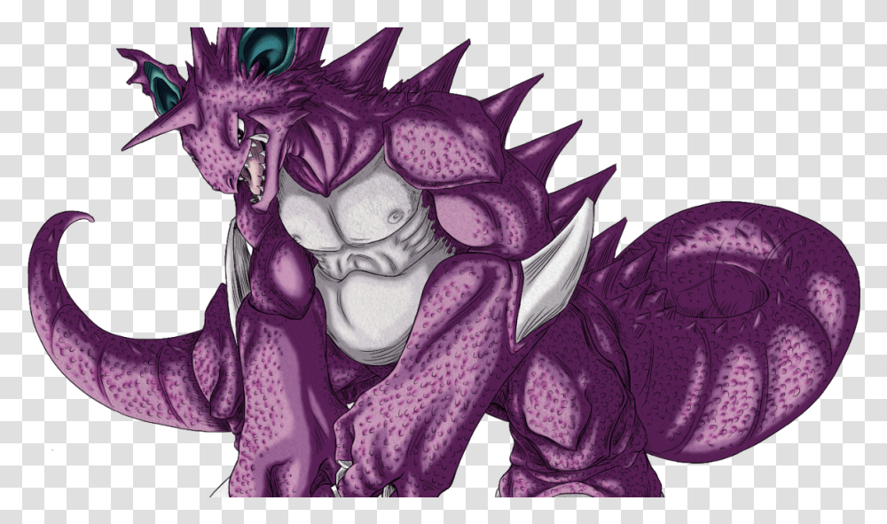 Mugendai Na Yume 034 Nidoking Dragon, Purple, Art, Drawing Transparent Png