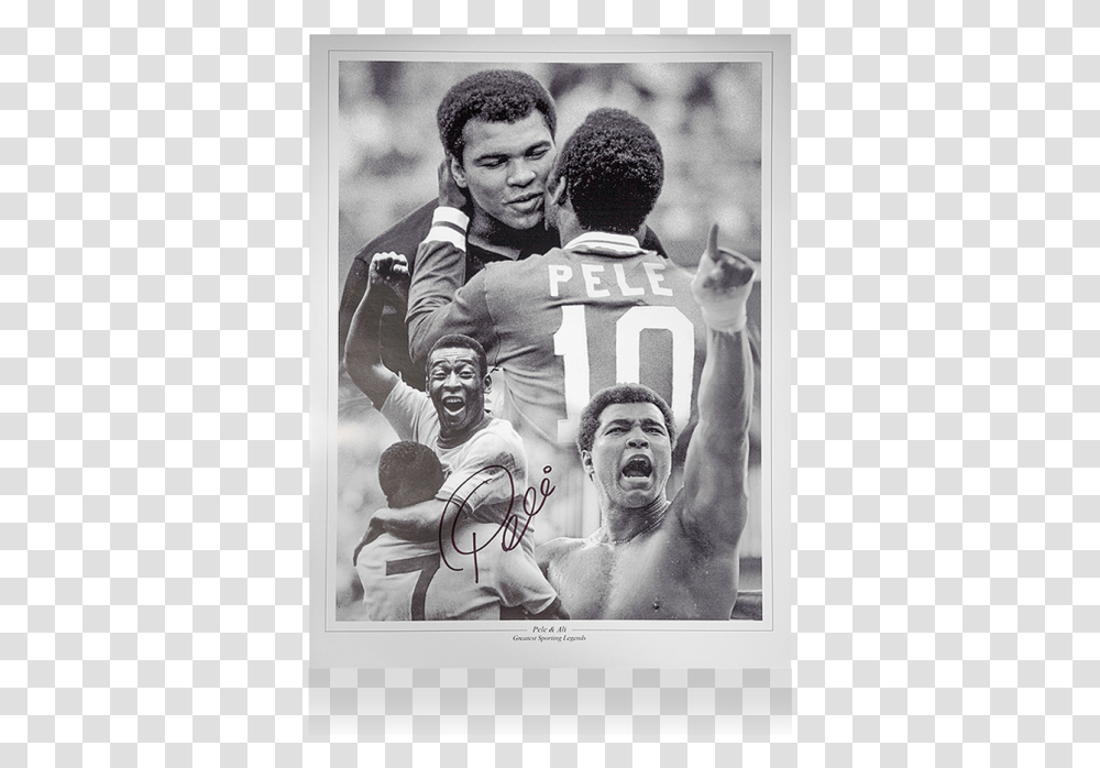 Muhammad Ali And Pele Poster, Person, People Transparent Png