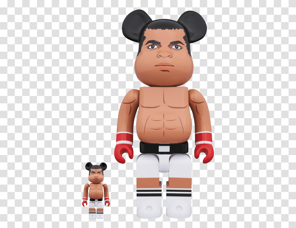 Muhammad Ali Bearbrick, Toy, Doll, Baseball Cap, Hat Transparent Png