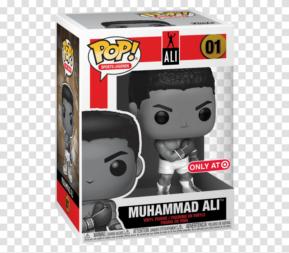 Muhammad Ali Pop Vinyl Figure Funko Pop Muhammad Ali, Label, Advertisement, Poster Transparent Png
