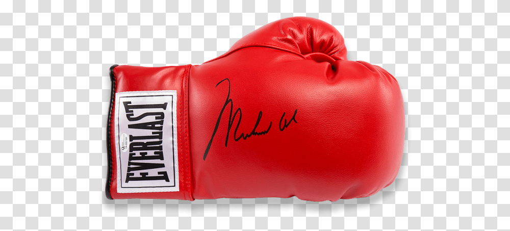 Muhammad Ali Signed Everlast Boxing Glove Muhammad Ali Boxing Gloves, Clothing, Apparel, Sport, Sports Transparent Png
