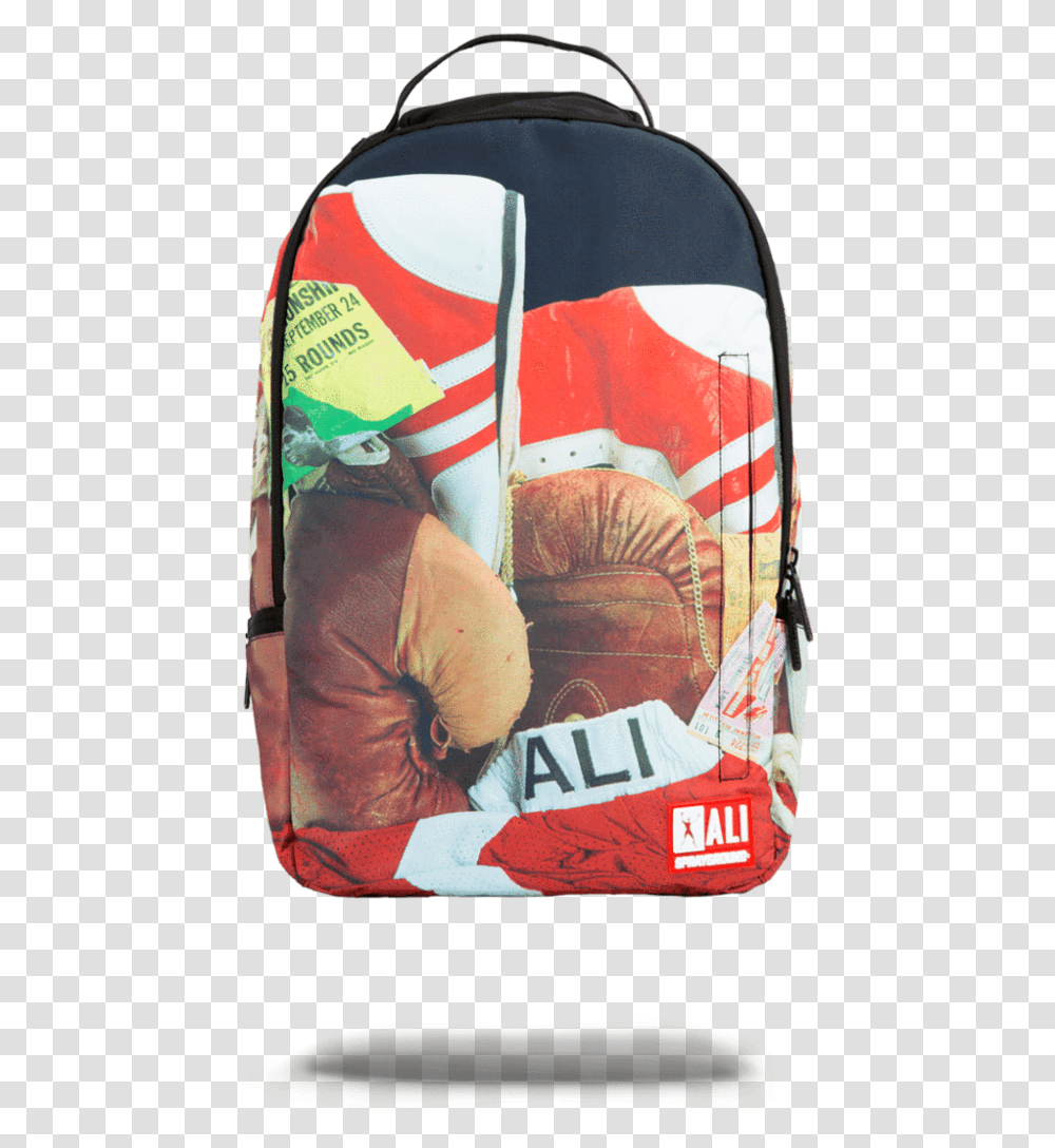 Muhammad Ali Sprayground Backpack, Advertisement, Bag Transparent Png