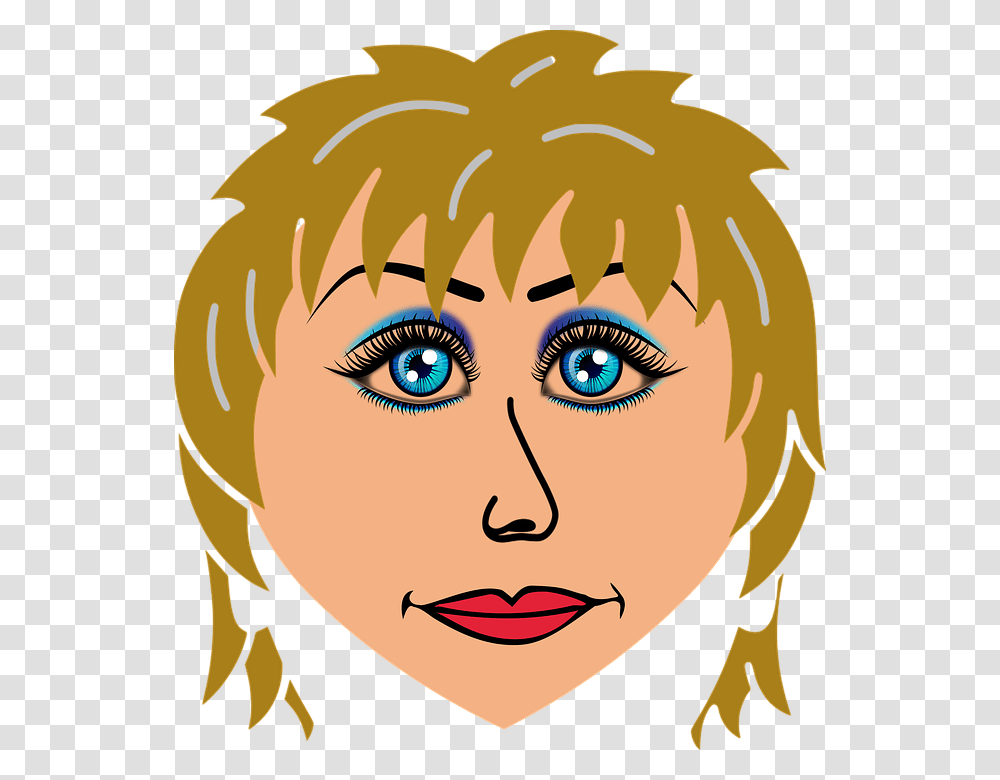 Mujer Rubia Ojos Azules Cara Mujeres Mujer Rubia Mulher Loira Do Olhos Claros, Face, Smile Transparent Png