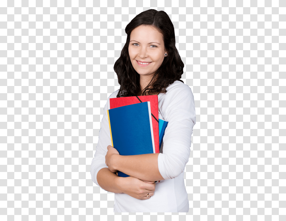 Mujer Sin Fondo, Person, Human, Student, Female Transparent Png