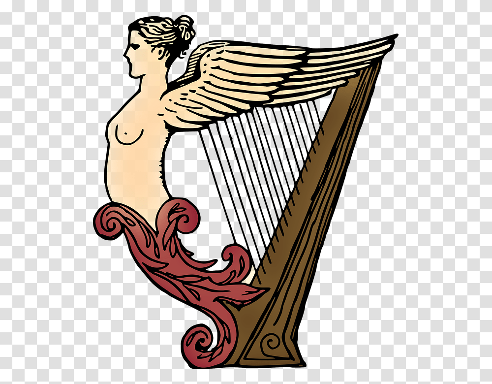 Mujeres Arpa Instrumento Dama Msica Musicales Harp With Girl Clipart, Musical Instrument, Lyre, Leisure Activities Transparent Png