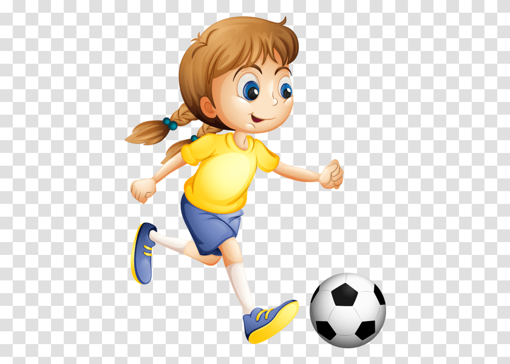 Mujeres Jugando Futbol Animados, Soccer Ball, Football, Team Sport, Person Transparent Png