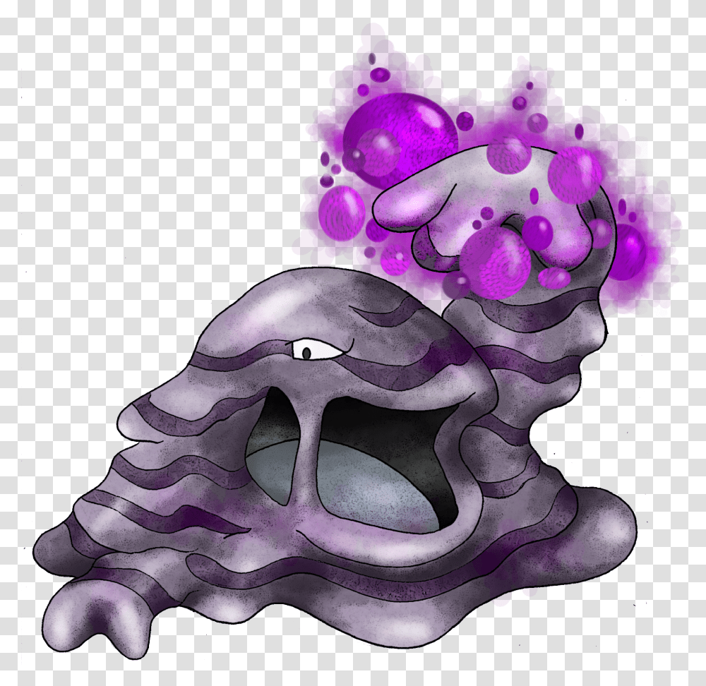 Muk Used Toxic By Macuarrorro Muk Art, Plant, Animal, Sea Life Transparent Png