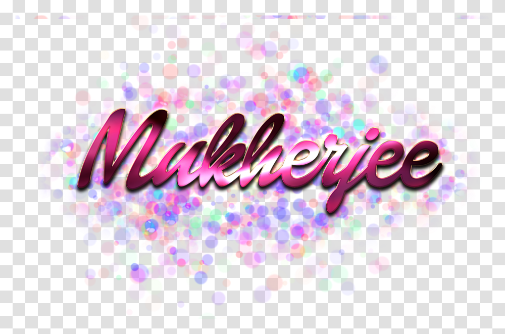 Mukherjee Name Logo Bokeh Manisha Name Logo, Light, Paper, Confetti, Glitter Transparent Png