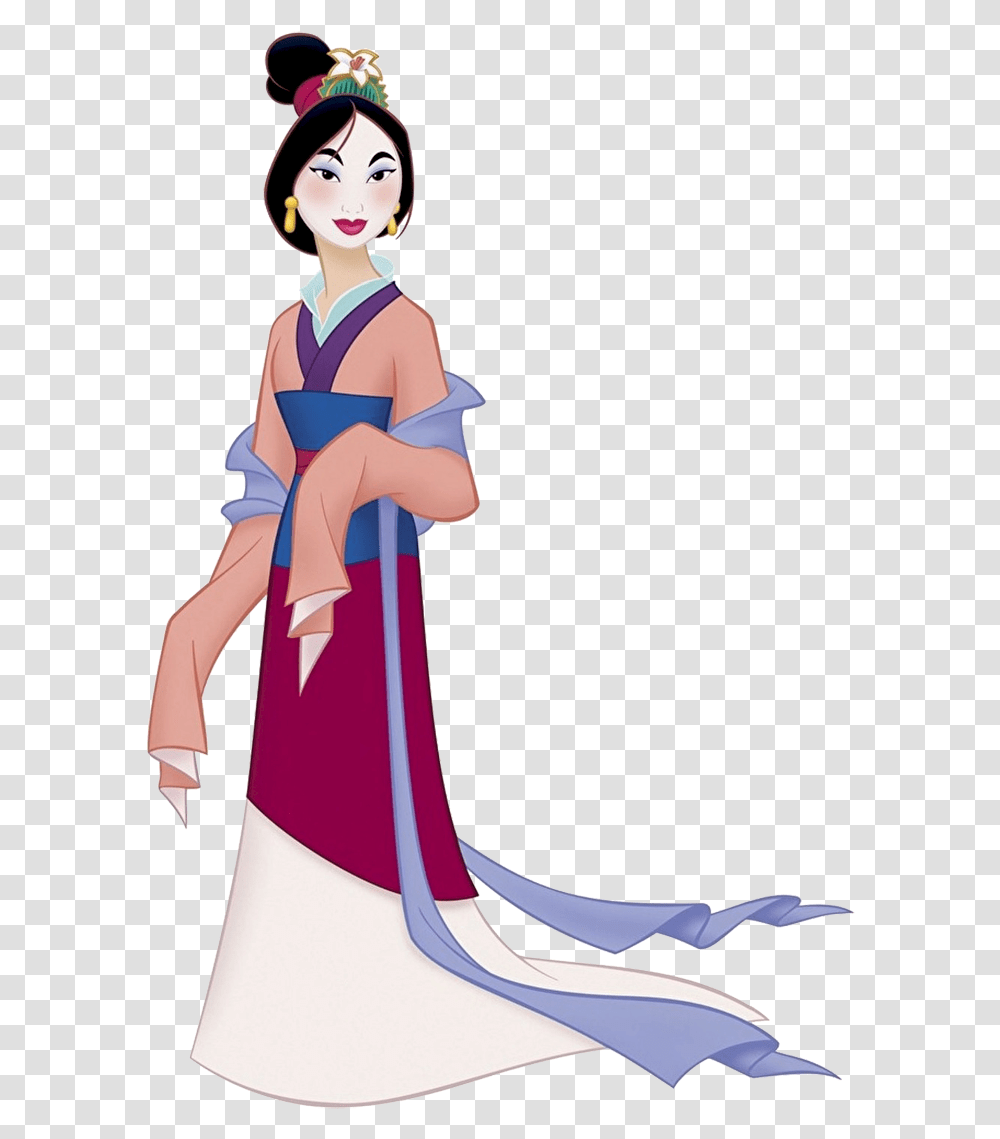 Mulan Costume, Person, Performer, Evening Dress Transparent Png