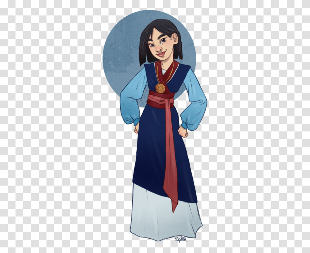 Mulan In The Outfit She Worse At The End Of The Film Princess Mulan, Costume, Cape, Sleeve Transparent Png