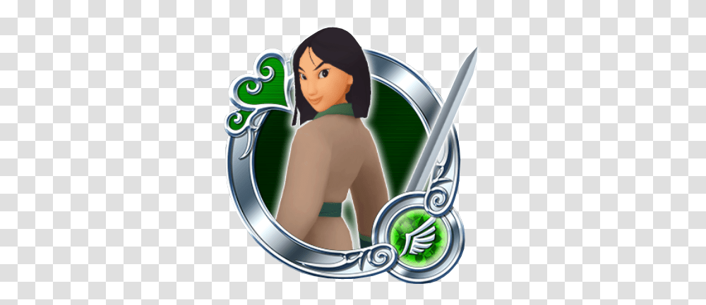 Mulan Khux Wiki Kingdom Hearts Yuffie, Person, Symbol, Logo, Text Transparent Png