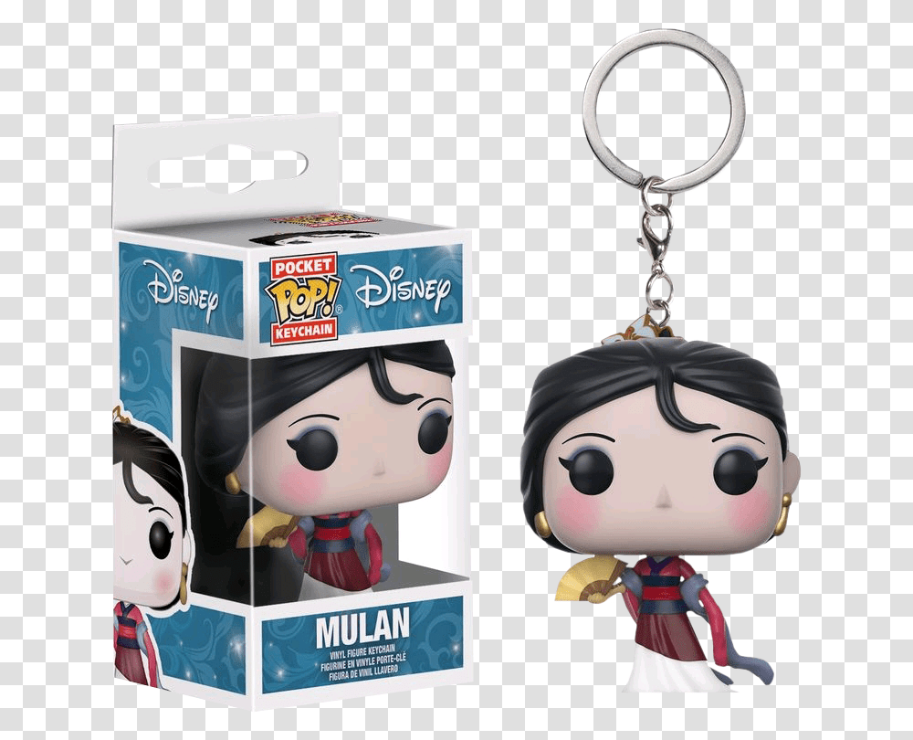 Mulan Pop Keychain, Doll, Toy, Person, Human Transparent Png