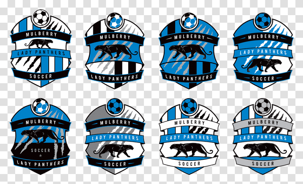Mulberry Soccer Logo Design Lady Panthers Soccer Logo, Badge, Emblem Transparent Png