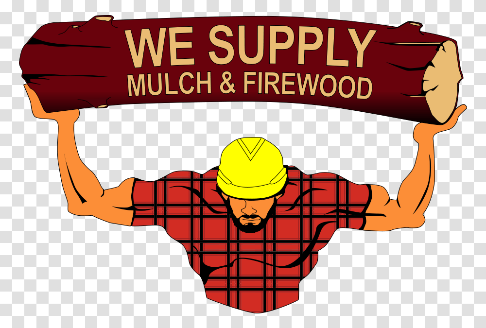 Mulch Firewood Clip Art, Helmet, Person, Poster, Advertisement Transparent Png