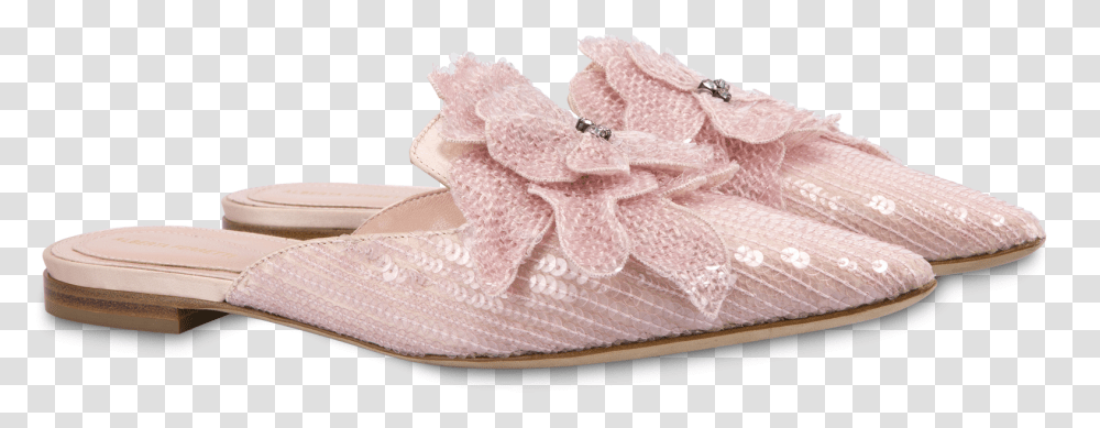 Mules With Pink Sequins Sandal, Clothing, Apparel, Footwear, Accessories Transparent Png